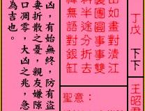 <h3>关帝灵签第35签：下下王昭君和番