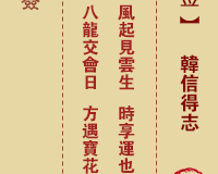 <h3>佛祖灵签第7签：韩信得志中平签