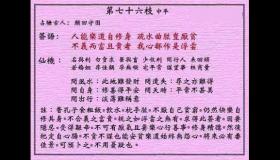 <h3>黄大仙灵签第76签：中平修身不厌贫
