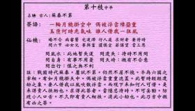 <h3>黄大仙灵签第10签：中平签苏秦不笫