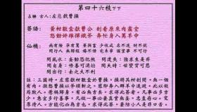<h3>黄大仙灵签第46签：下下左慈戏曹操
