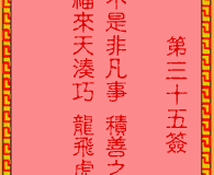 <h3>吕祖灵签第35签：古人白马跳檀溪