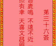 <h3>吕祖灵签第36签：古人张九龄出世