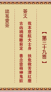 <h3>诸葛神签第39签