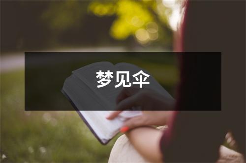 <h3>梦见伞
