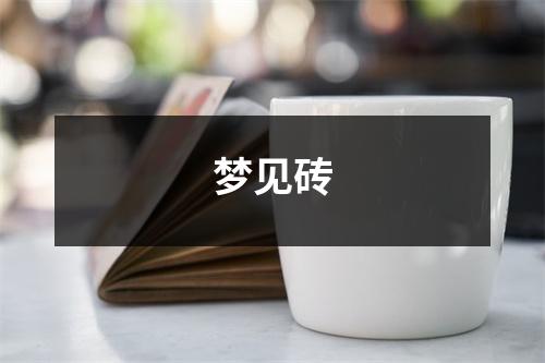 <h3>梦见砖