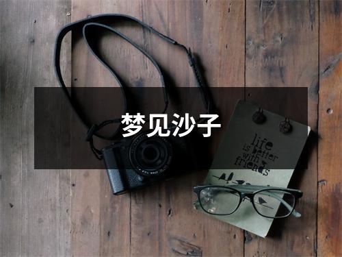 <h3>梦见沙子