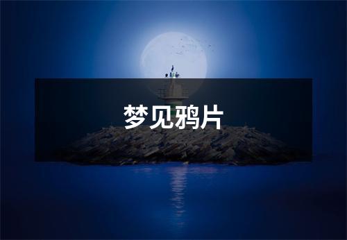 <h3>梦见鸦片