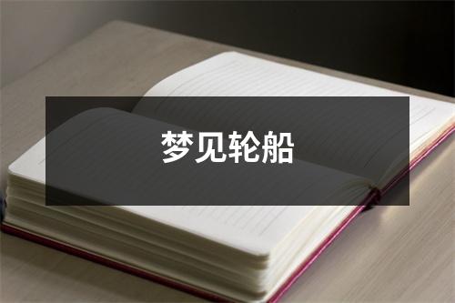 <h3>梦见轮船