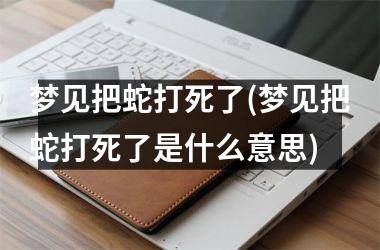 <h3>梦见把蛇打死了(梦见把蛇打死了是什么意思)