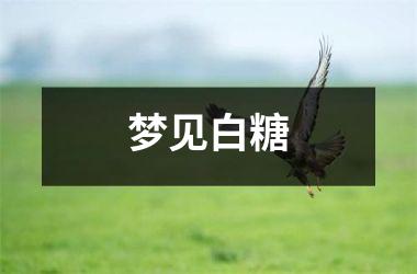 梦见白糖