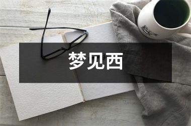 <h3>梦见西