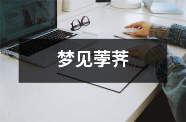 <h3>梦见荸荠