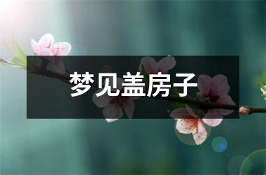 <h3>梦见盖房子