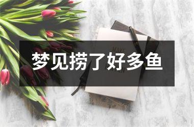 <h3>梦见捞了好多鱼