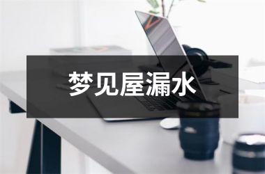 <h3>梦见屋漏水
