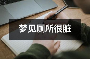 <h3>梦见厕所很脏