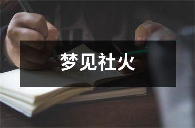 <h3>梦见社火