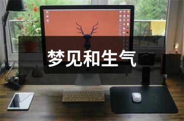 <h3>梦见和生气
