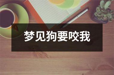 <h3>梦见狗要咬我