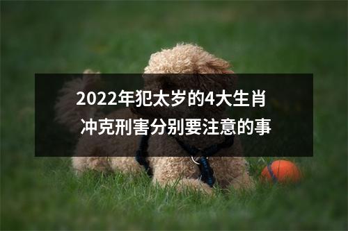 2022年犯太岁的4大生肖 冲克刑害分别要注意的事