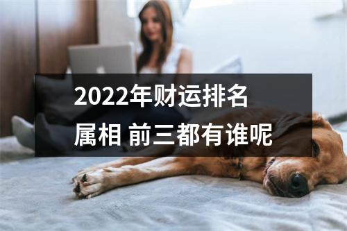 2025年财运排名属相前三都有谁呢