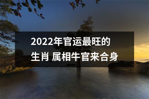 2025年官运旺的生肖属相牛官来合身