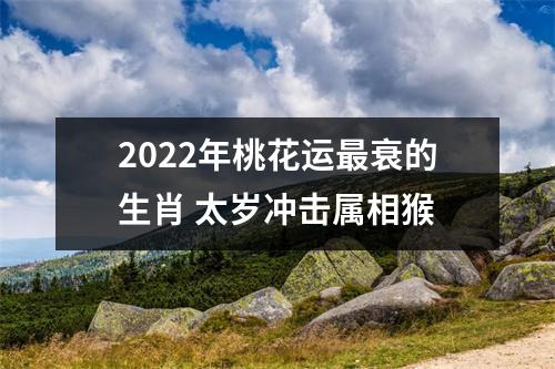 2025年桃花运衰的生肖太岁冲击属相猴