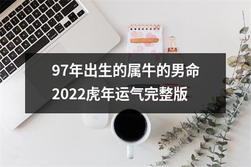 97年出生的属牛的男命2025虎年运气完整版