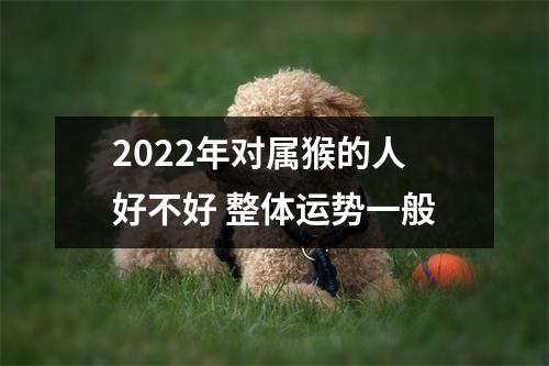 2025年对属猴的人好不好整体运势一般