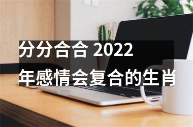 分分合合 2022年感情会复合的生肖