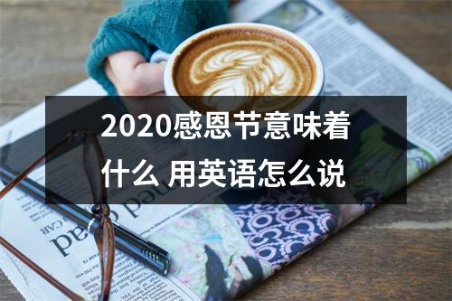 <h3>2025感恩节意味着什么用英语怎么说