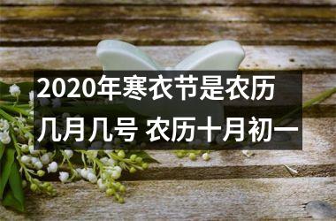 <h3>2025年寒衣节是农历几月几号 农历十月初一