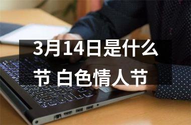 <h3>3月14日是什么节 白色情人节