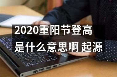 <h3>2025重阳节登高是什么意思啊 起源