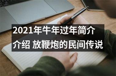 <h3>2025年牛年过年简介介绍 放鞭炮的民间传说