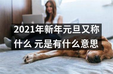 2025年新年元旦又称什么 元是有什么意思