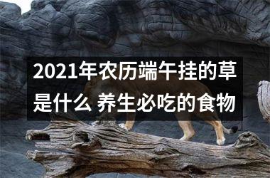 <h3>2025年农历端午挂的草是什么 养生必吃的食物