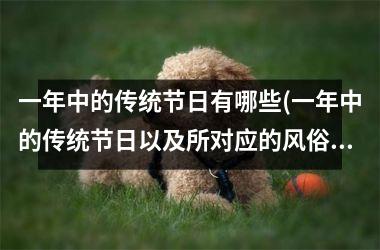 <h3>一年中的传统节日有哪些(一年中的传统节日以及所对应的风俗)