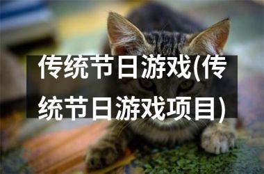 <h3>传统节日游戏(传统节日游戏项目)