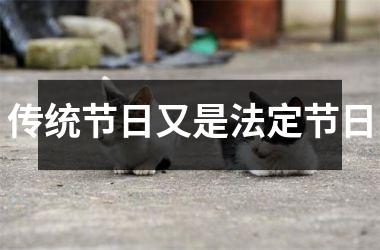 传统节日又是法定节日