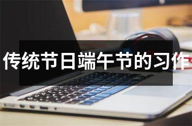 <h3>传统节日端午节的习作