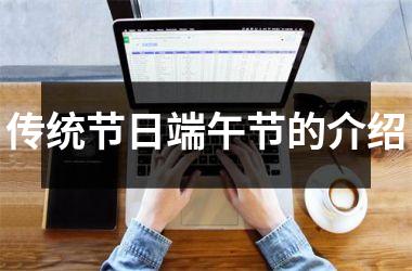 <h3>传统节日端午节的介绍