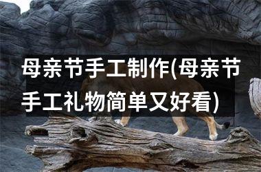 <h3>母亲节手工制作(母亲节手工礼物简单又好看)