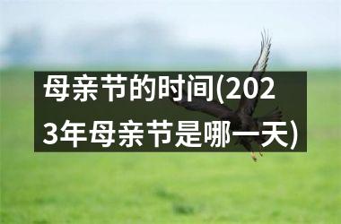 <h3>母亲节的时间(2025年母亲节是哪一天)