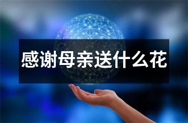 <h3>感谢母亲送什么花