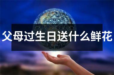 <h3>父母过生日送什么鲜花
