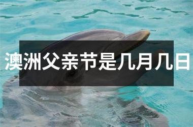 <h3>澳洲父亲节是几月几日