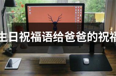 <h3>生日祝福语给爸爸的祝福