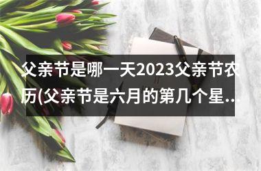 <h3>父亲节是哪一天2025父亲节农历(父亲节是六月的第几个星期天)